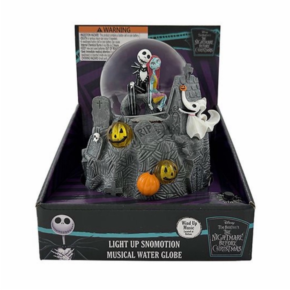 Disney Nightmare Before Christmas Light-Up Water Globe